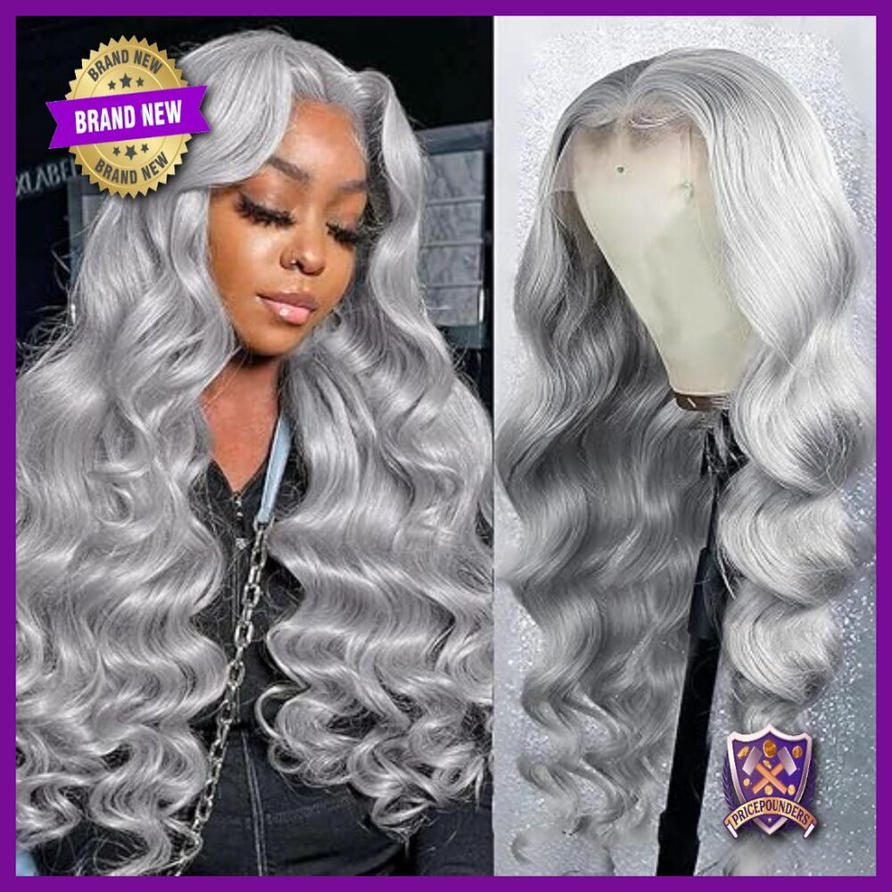 26 Inch Human Hair Lace Front Wig 180% Density Body Wave Glueless